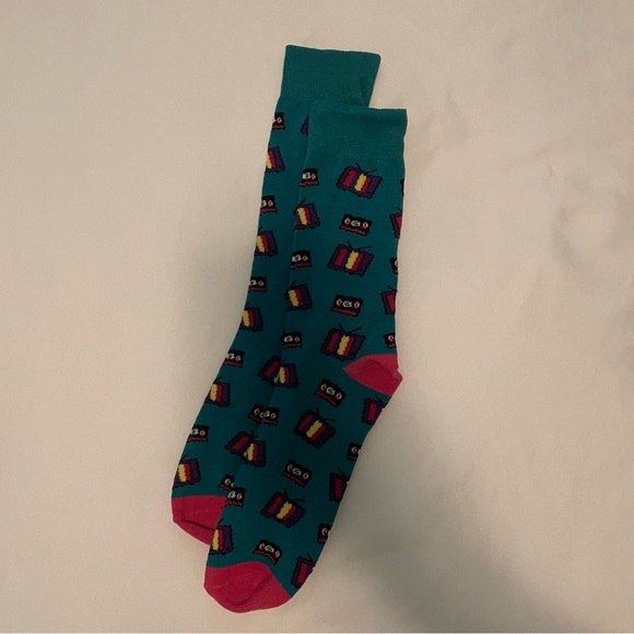 Colorful Robot Patterned Socks Set - Picture 7 of 9